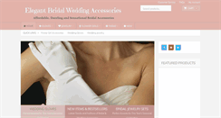 Desktop Screenshot of elegantbridalweddingaccessories.com