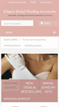 Mobile Screenshot of elegantbridalweddingaccessories.com